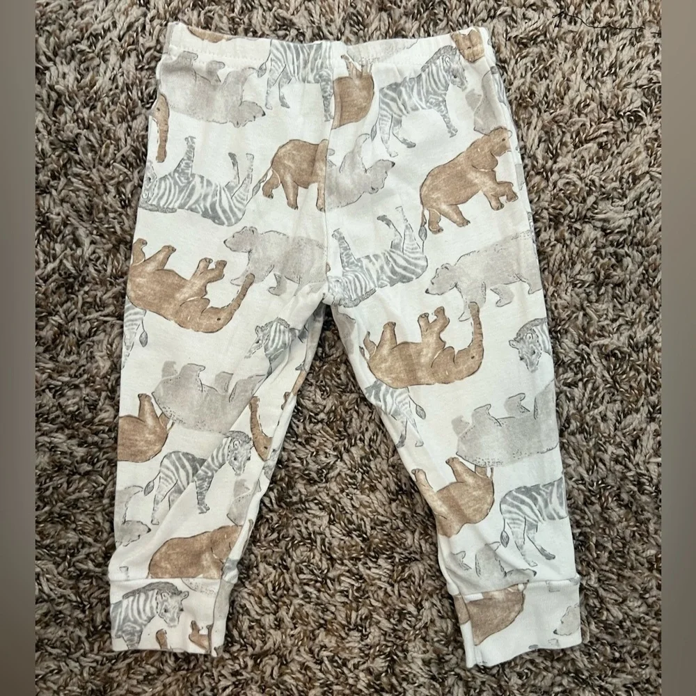Carter's Boys Animals Pattern PJ Pants 12M (0565)